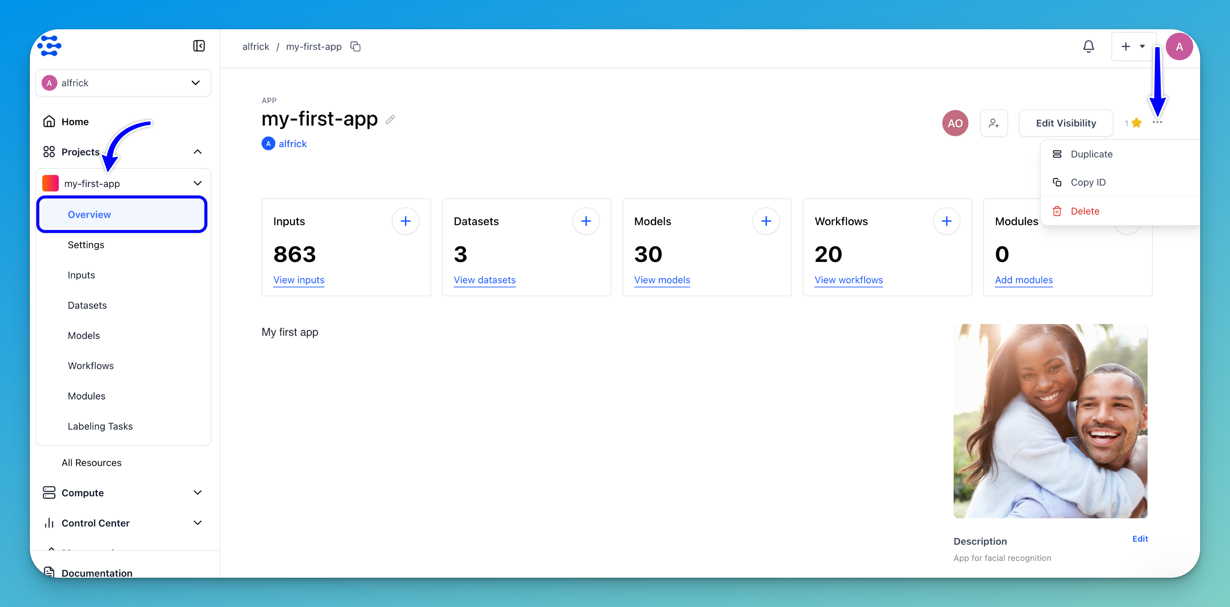 app overview