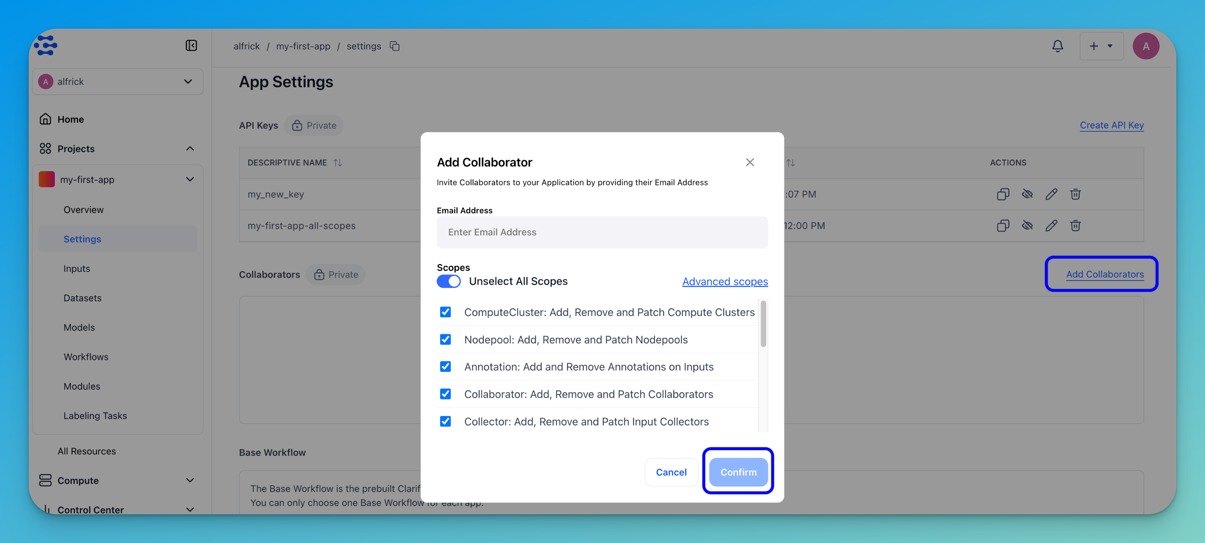 add a collaborator