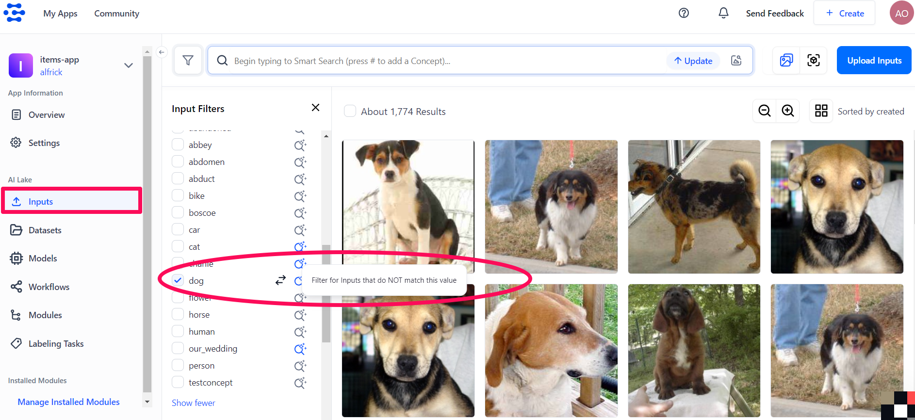 smart image search results